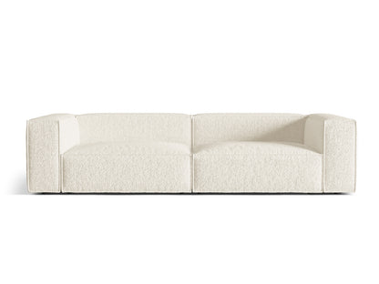 Sofa Bouclé Anthrazit Nuria — Ivory