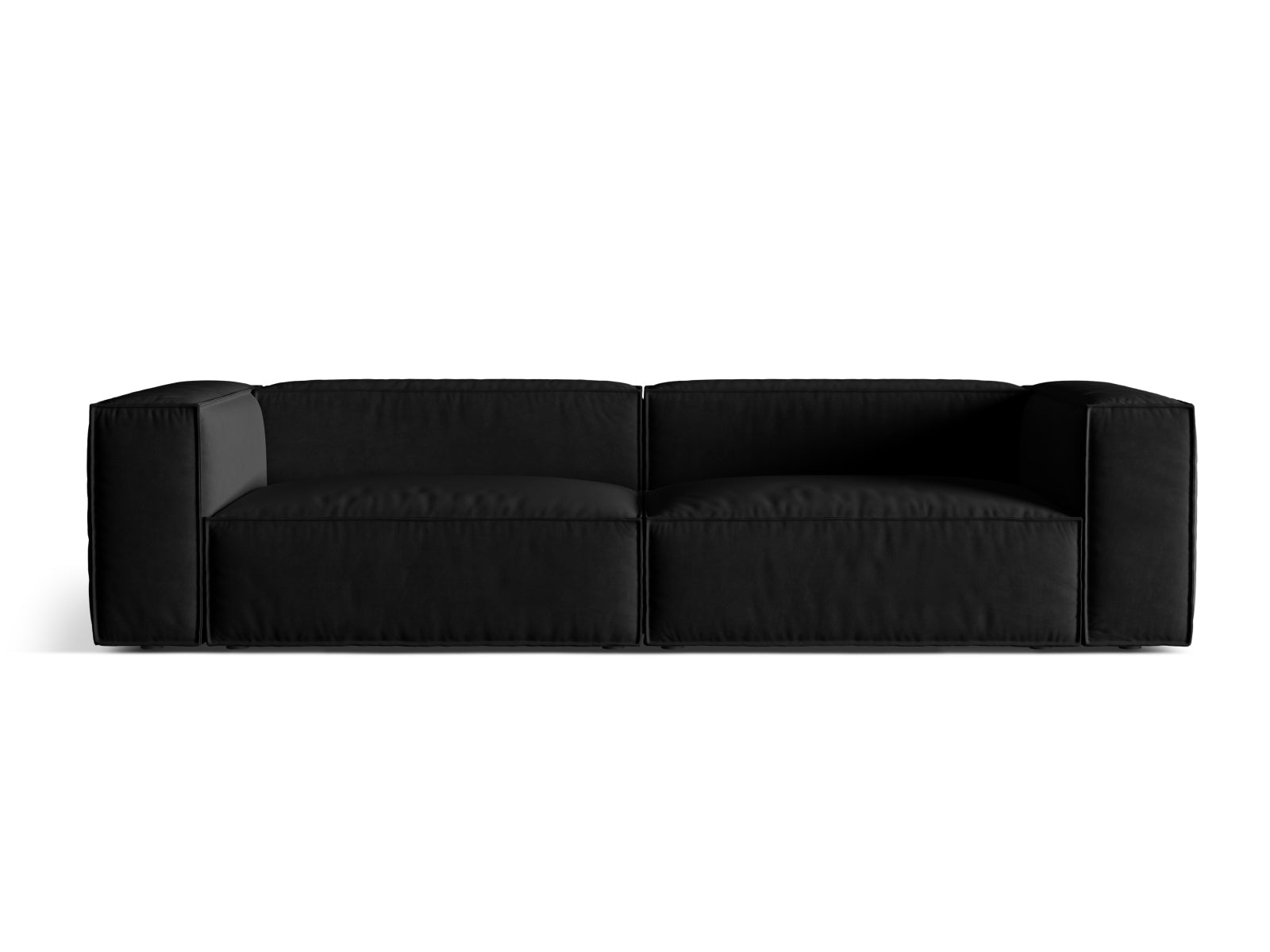 Nuria Sofa, 5 Seats, 290x110 cm — Black