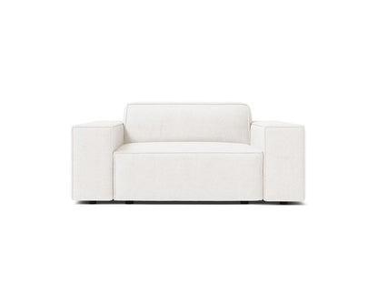 Sessel Bouclé Beige Jodie — White