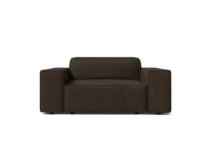 Sessel Bouclé Beige Jodie — Brown