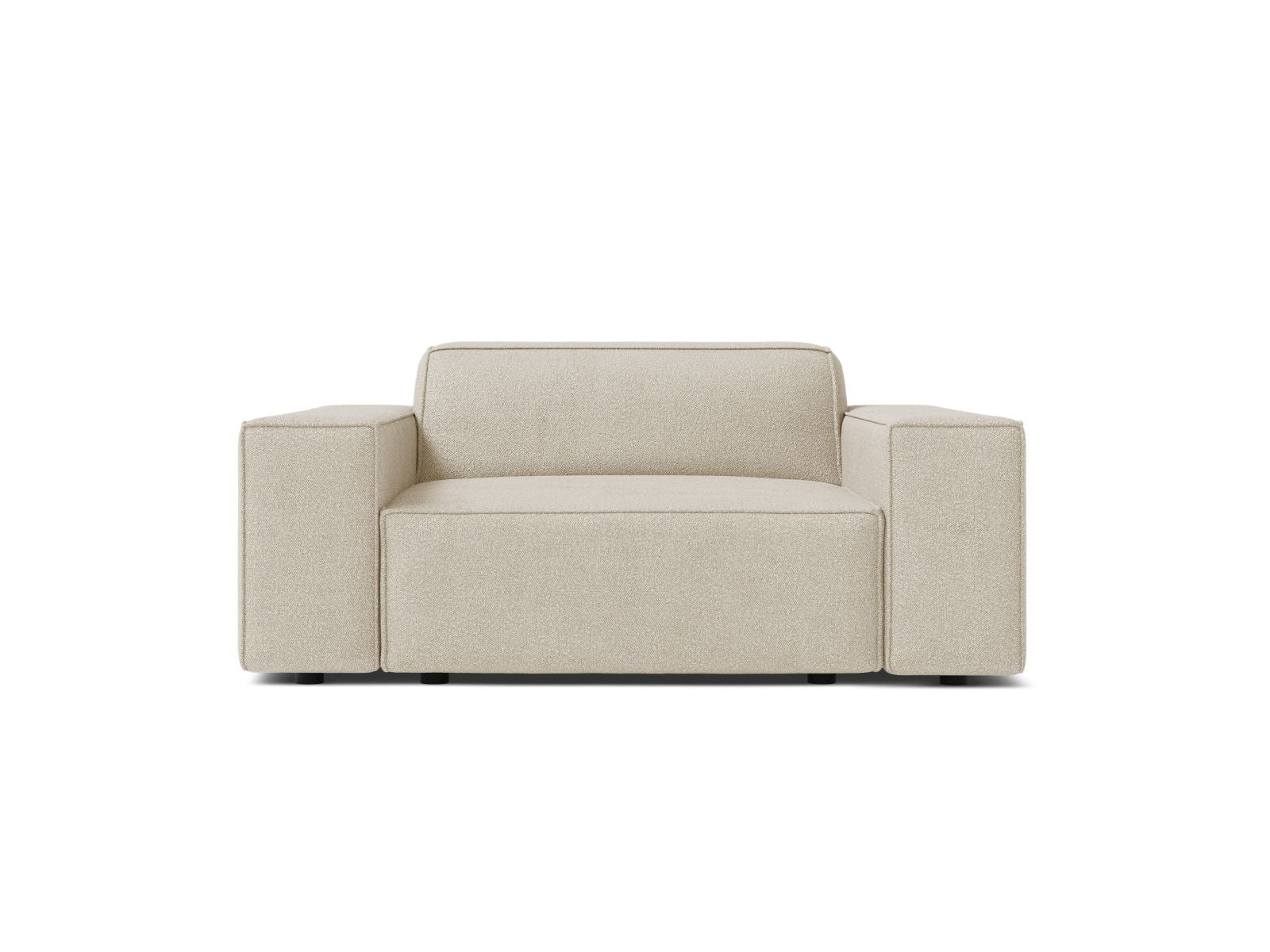 Sessel Bouclé Beige Jodie — Beige