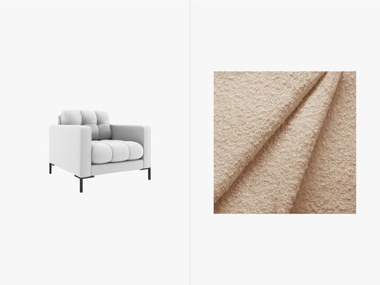 Mamaia Armchair, 87x96 cm — Beige