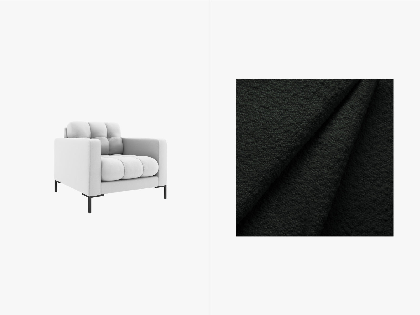 Mamaia Armchair, 87x96 cm — Black