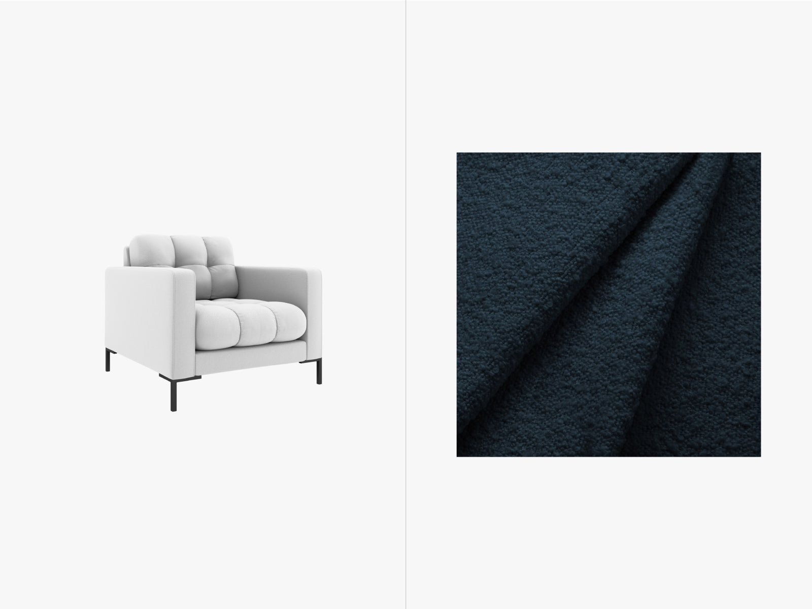 Mamaia Armchair, 87x96 cm — Dark Blue