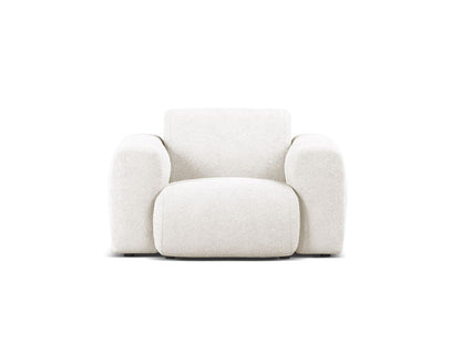 Sessel Bouclé Beige Molino — White