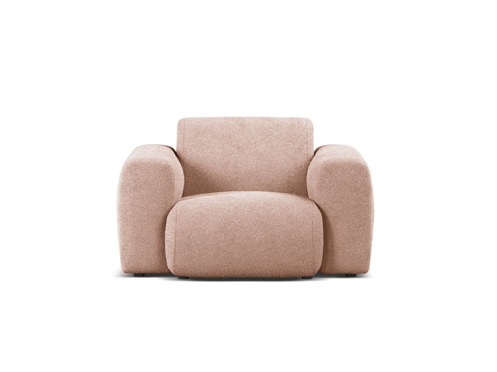 Molino Armchair, 108x100 cm — Powder Pink
