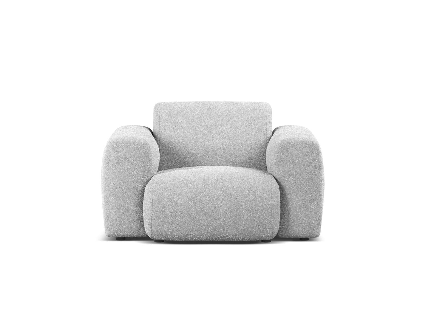 Sessel Bouclé Beige Molino — Light Grey