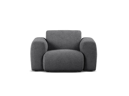 Sessel Bouclé Beige Molino — Dark Grey