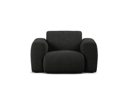 Sessel Bouclé Beige Molino — Black