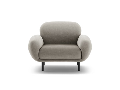 Sessel Bouclé Beige Poppy — Grey