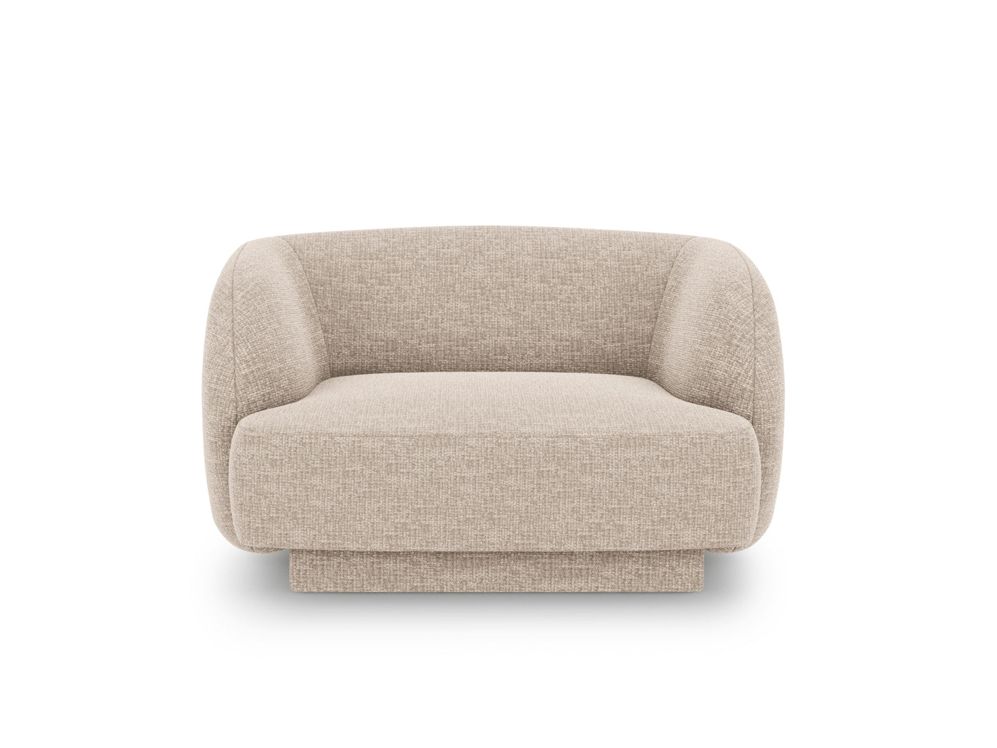 Sessel Chenille Beige Miley — Beige