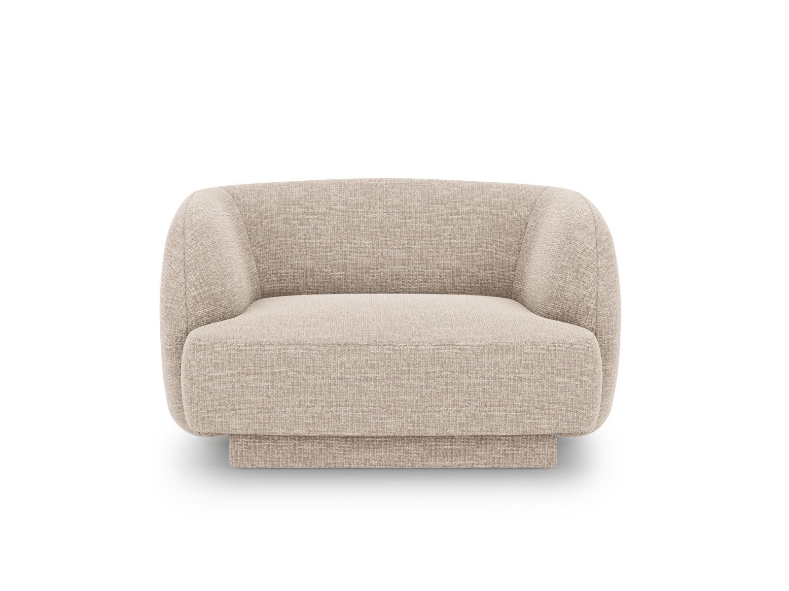 Sessel Chenille Beige Miley — Beige