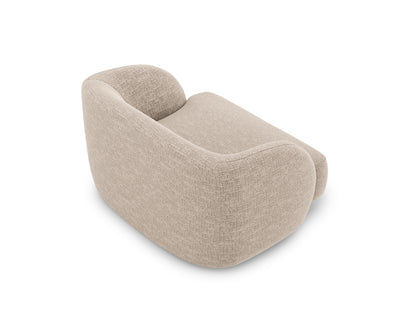 Sessel Chenille Beige Miley — Detailansicht