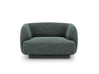 Sessel Chenille Beige Miley — Petrol