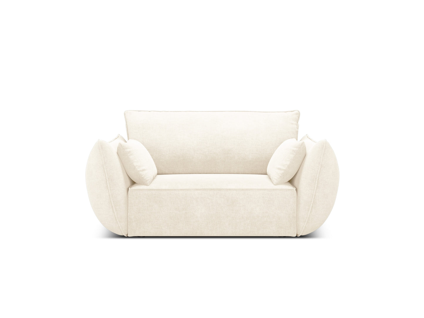 Sessel Chenille Beige Kaelle — Light Beige