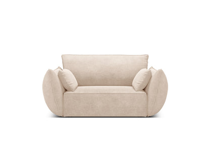 Sessel Chenille Beige Kaelle — Beige