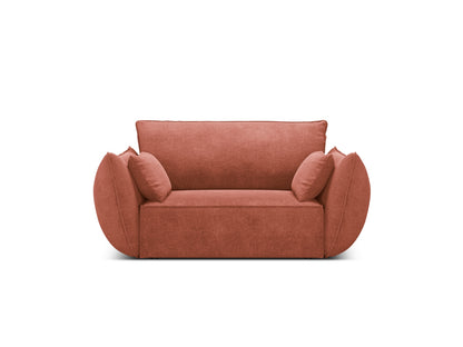 Sessel Chenille Beige Kaelle — Terracotta