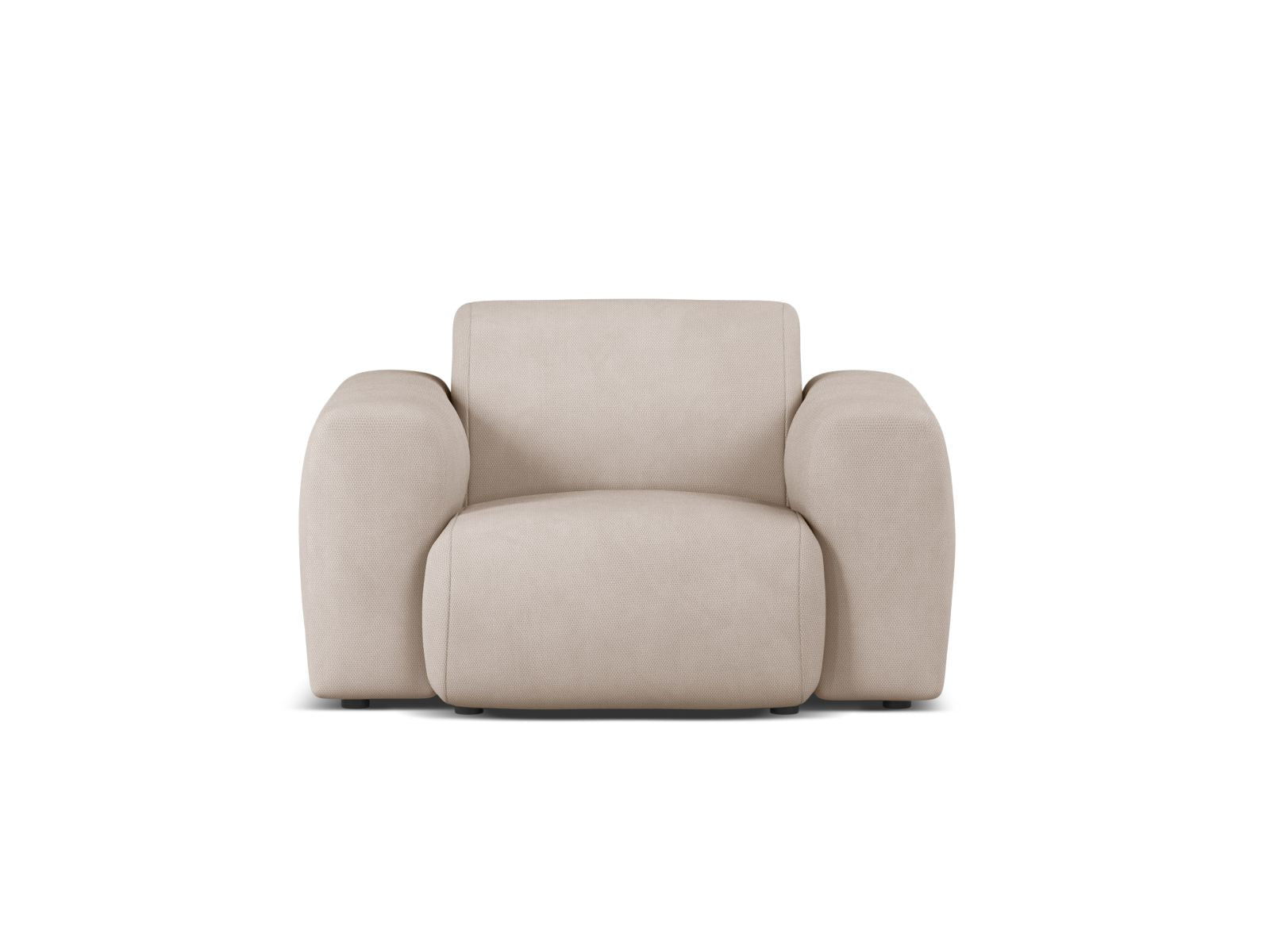 Sessel Chenille Beige Molino — Beige