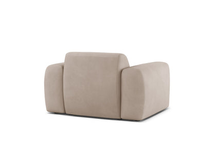 Sessel Chenille Beige Molino — Maße und Details