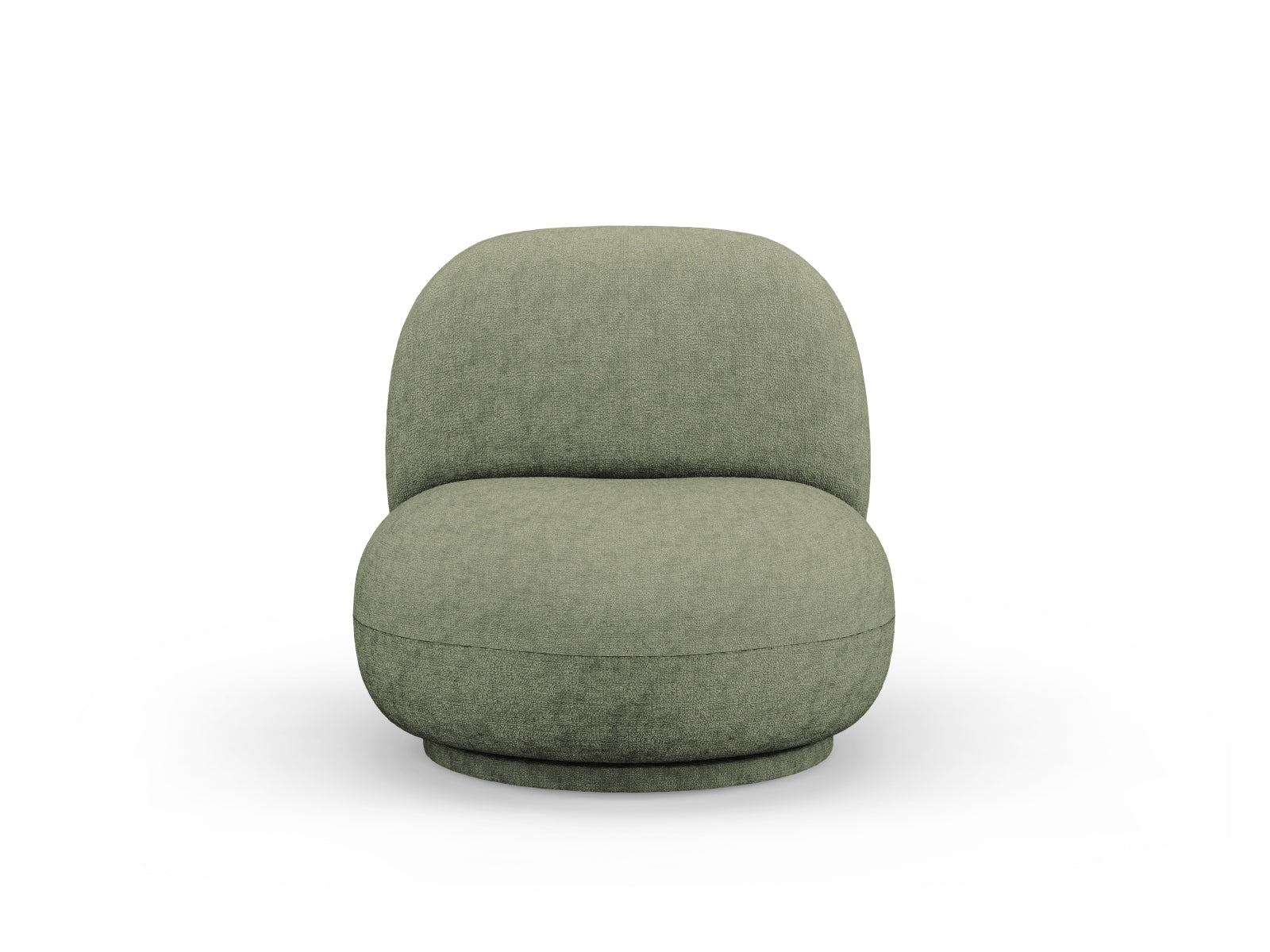 Chuck Swivel Armchair, 78x77 cm — Green