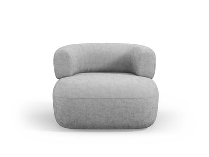Sessel Chenille Cherrywood Jenny — Silver