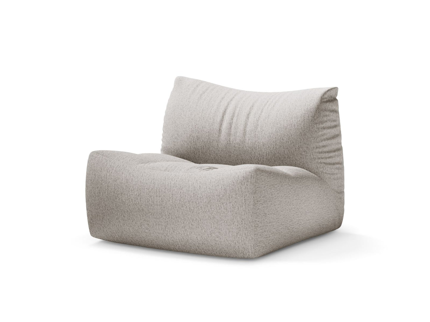 Sessel Chenille Beige Tove — Detailansicht