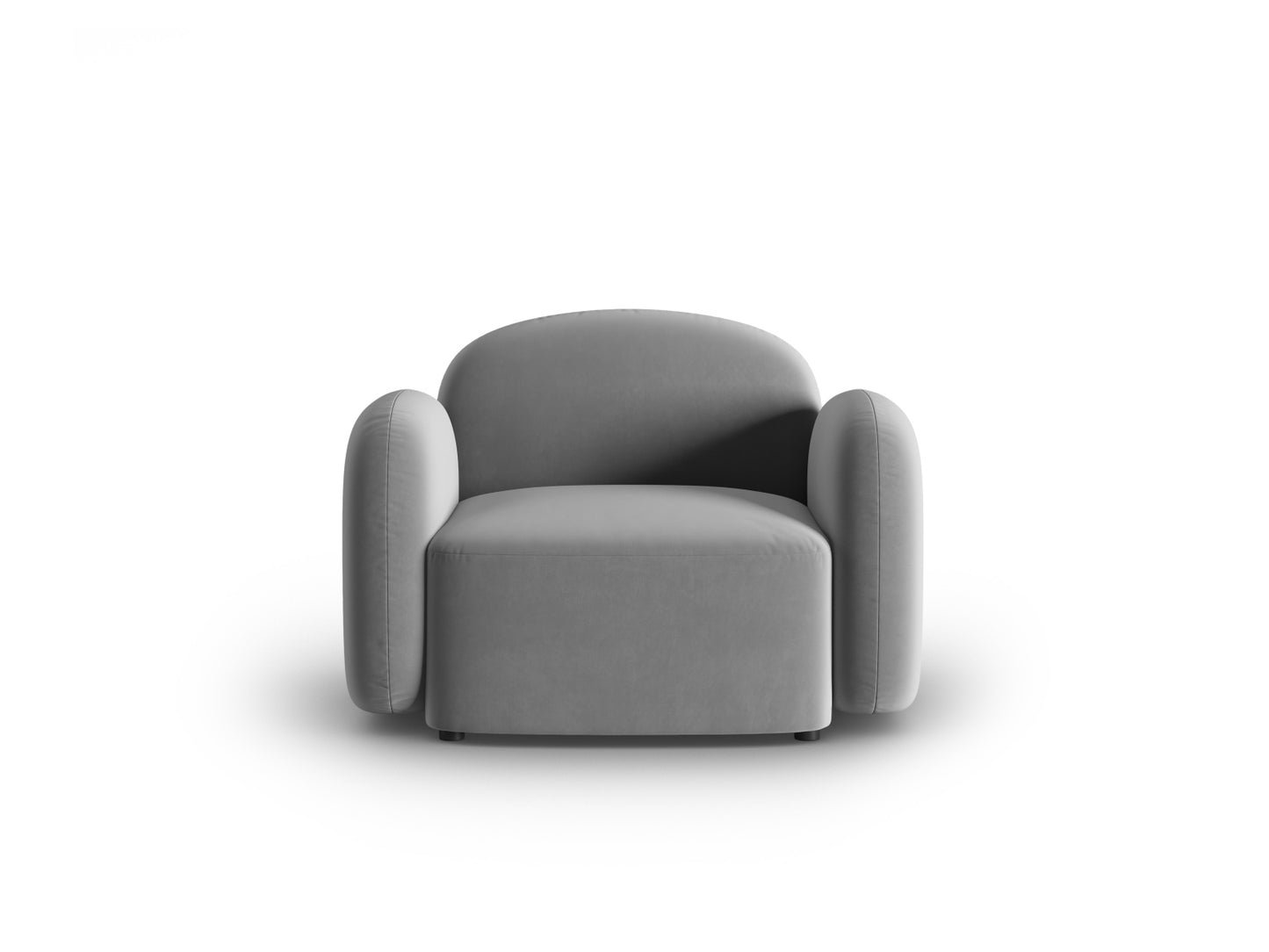 Sessel Samt Schwarz Blair — Grey