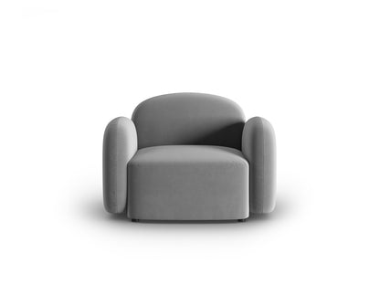 Sessel Samt Schwarz Blair — Grey