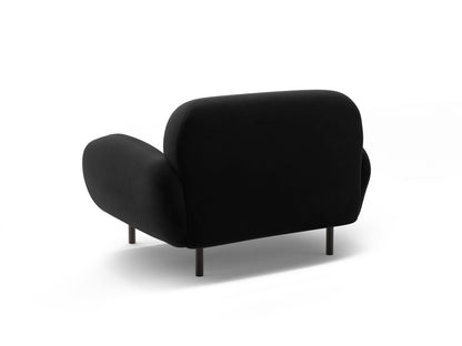 Sessel Samt Schwarz Poppy — Maße und Details