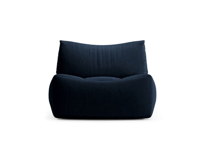 Sessel Samt Schwarz Tove — Royal Blue