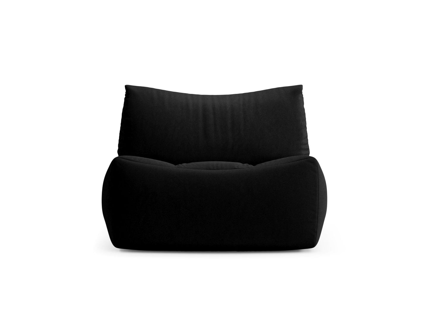 Sessel Samt Schwarz Tove — Black