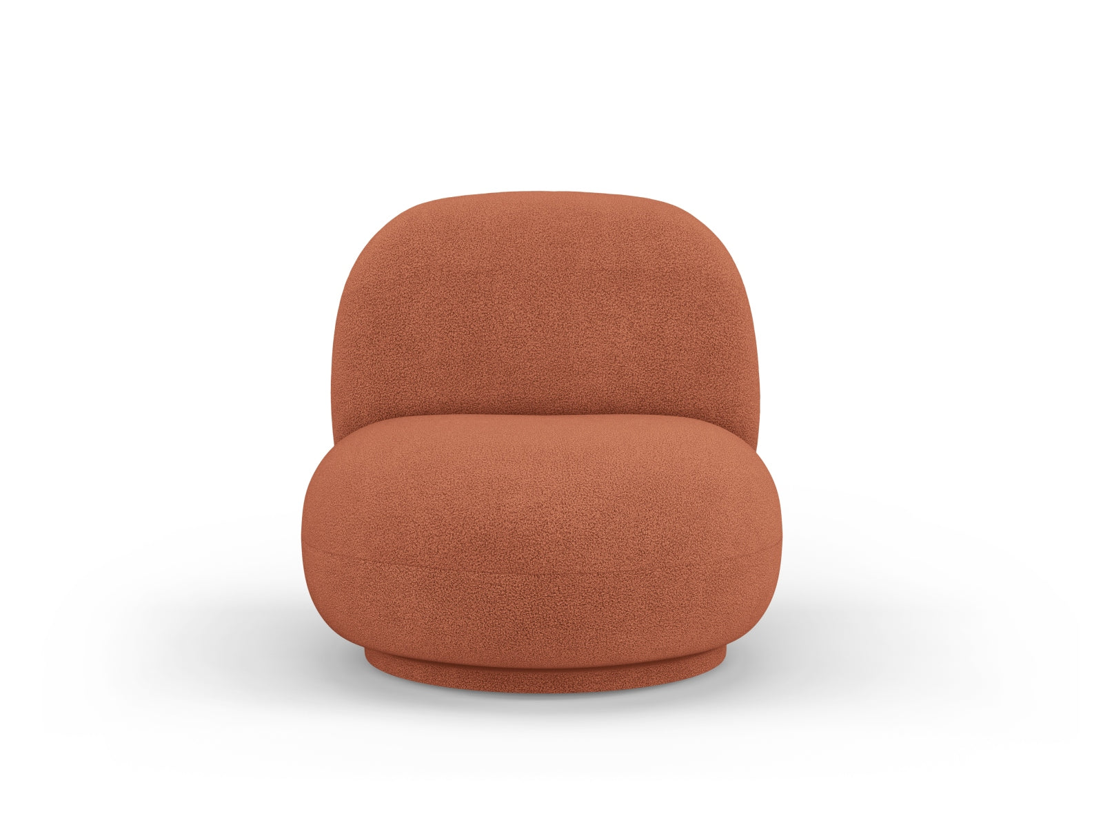 Chuck Swivel Armchair, 78x77 cm — Brick
