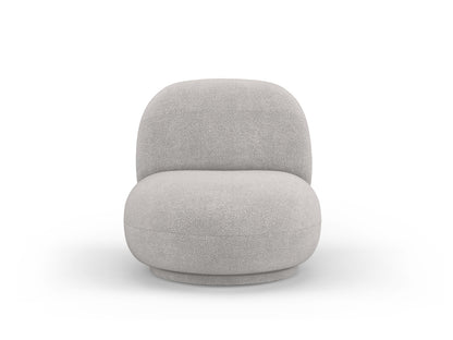 Sessel Bouclé Schwarz Chuck — Light Grey