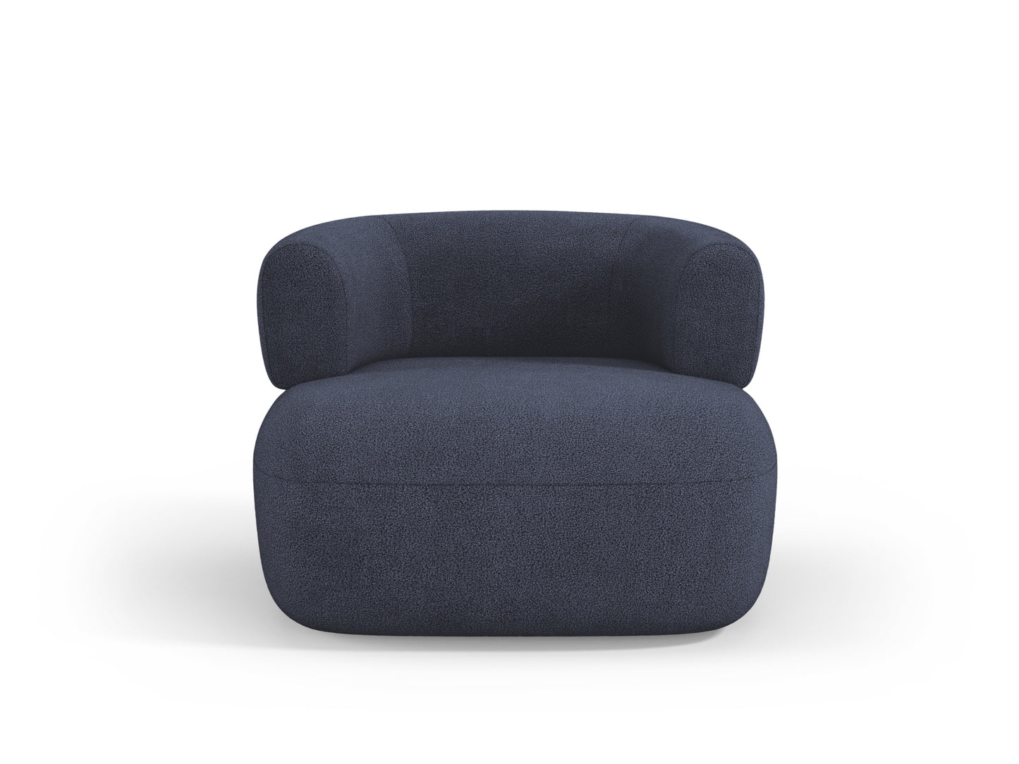 Sessel Bouclé Schwarz Jenny — Brick