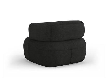 Sessel Bouclé Schwarz Jenny — Detailansicht