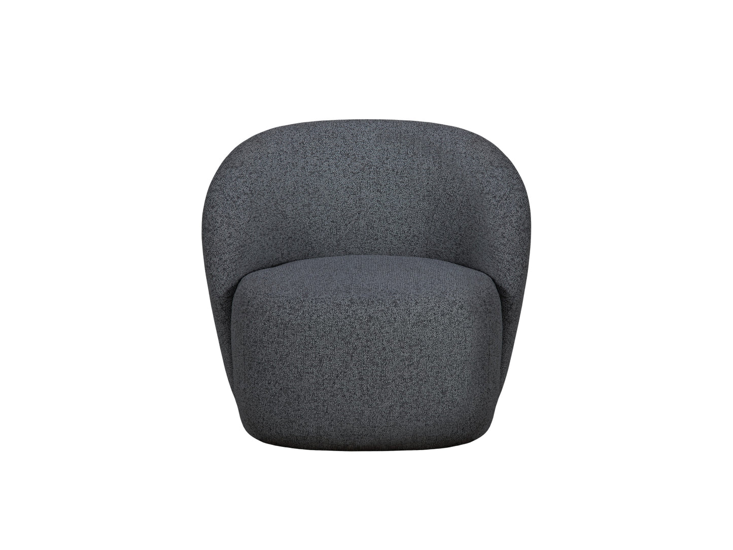 Sessel Strukturstoff Dark Grey Melange Corey — Dark Grey Melange
