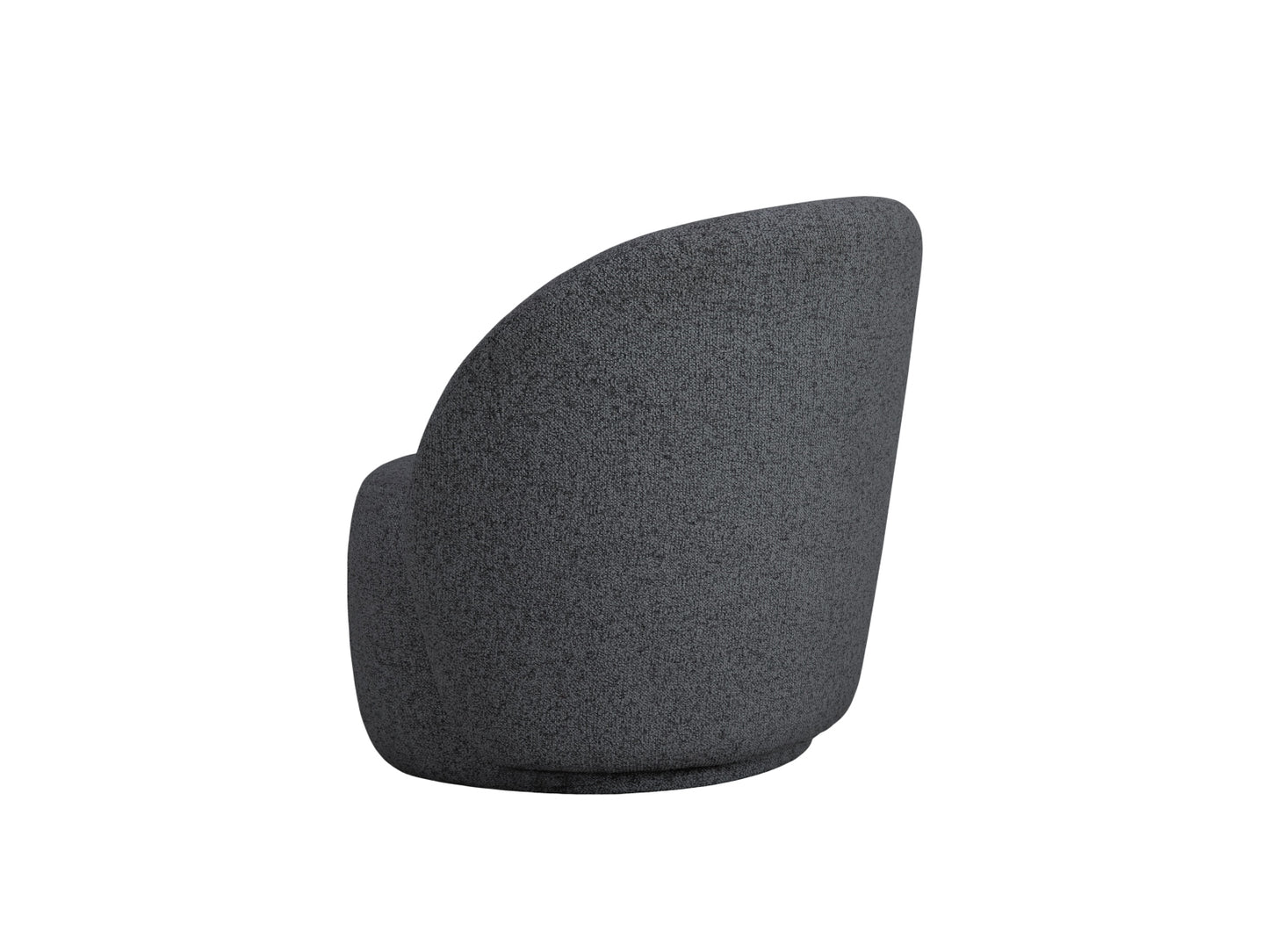 Sessel Strukturstoff Dark Grey Melange Corey — Detailansicht
