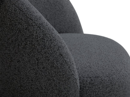 Sessel Strukturstoff Dark Grey Melange Corey — Maße und Details