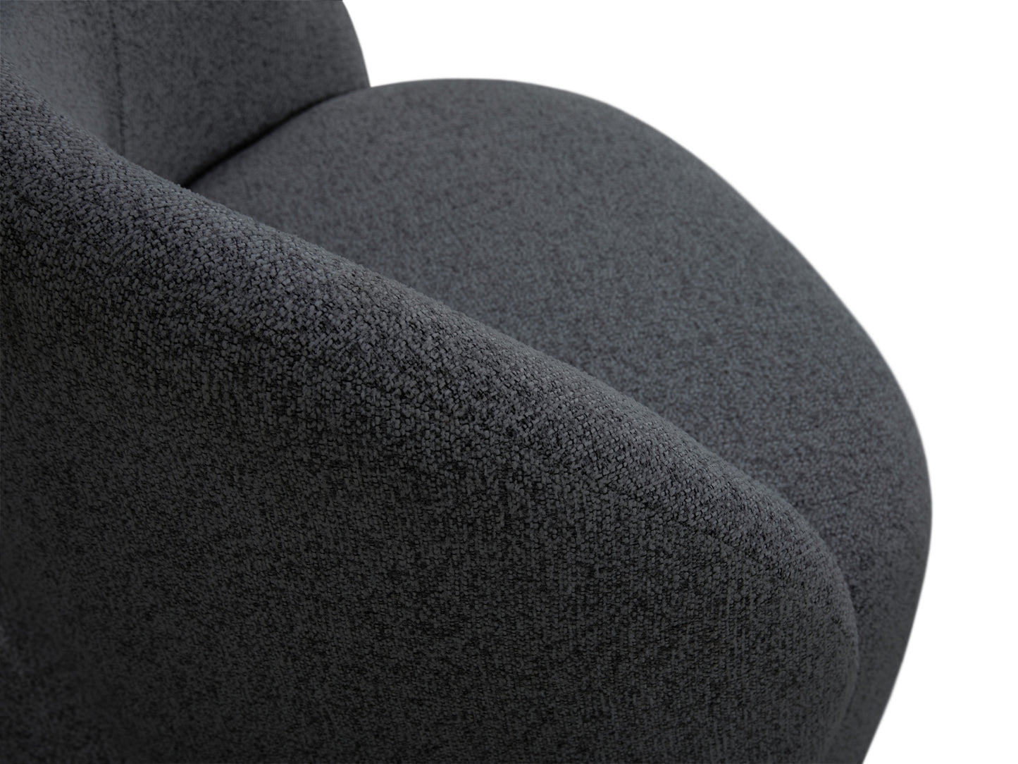 Sessel Strukturstoff Dark Grey Melange Corey — Ansicht 4