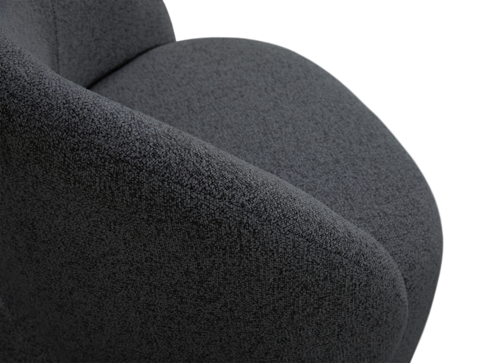 Sessel Strukturstoff Dark Grey Melange Corey — Ansicht 4