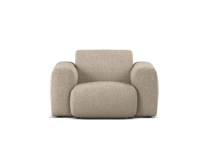 Sessel Chenille Anthrazit Molino — Dark Beige