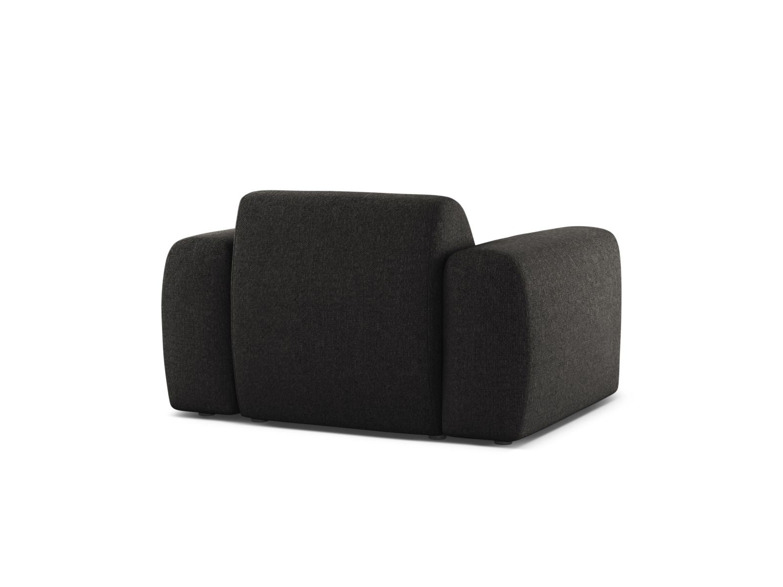 Sessel Chenille Anthrazit Molino — Detailansicht