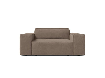 Sessel Strukturstoff Beige Jodie — Cappuccino