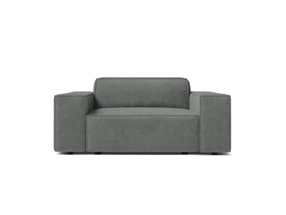 Sessel Strukturstoff Beige Jodie — Grey