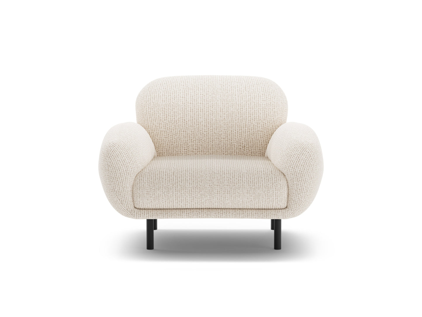 Sessel Chenille Braun Poppy — Light Beige