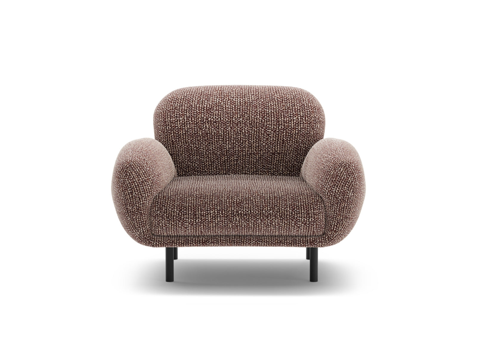 Sessel Chenille Braun Poppy — Brown
