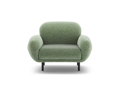 Sessel Chenille Braun Poppy — Green