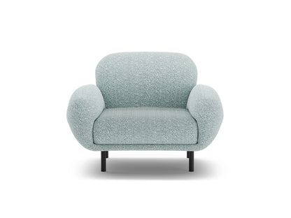 Sessel Chenille Braun Poppy — Muted Blue