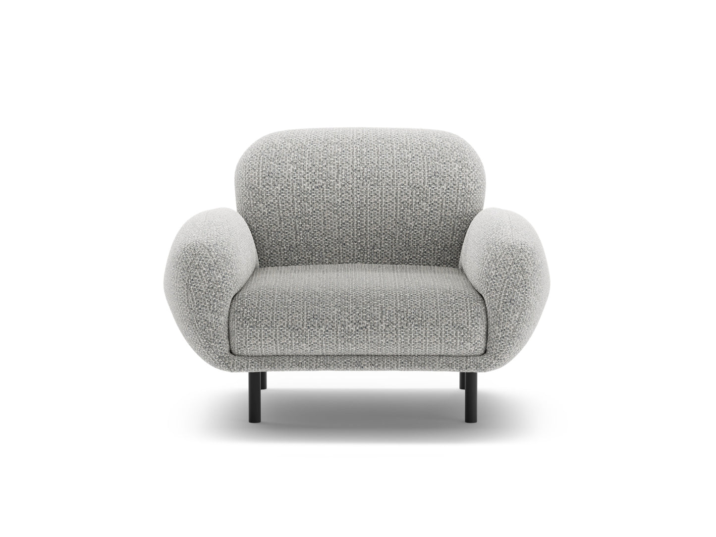 Sessel Chenille Braun Poppy — Grey