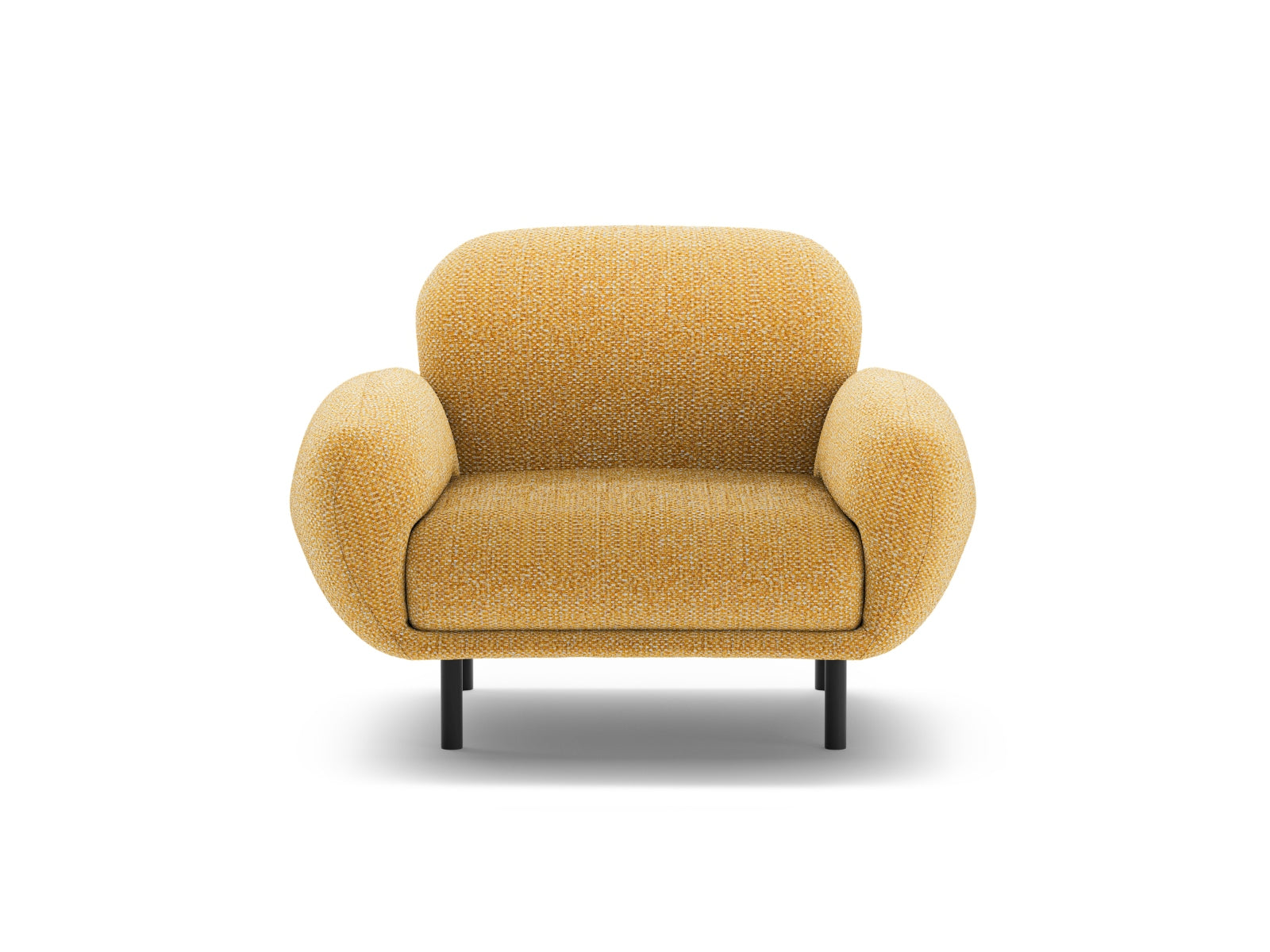 Poppy Armchair, 90x72 cm — Mustard